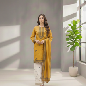 Embroidered | Textured Cotton Kurta